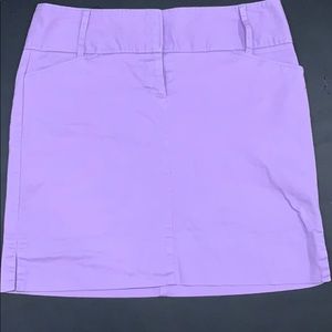 Lavender mini skirt